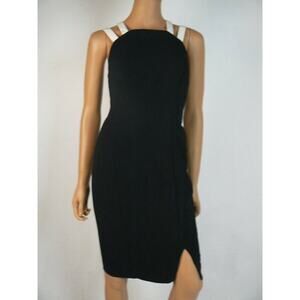 $169 LAUREN Ralph Lauren Black Pearl Sleeveless Sheath Dress 2 Petite NWT R421